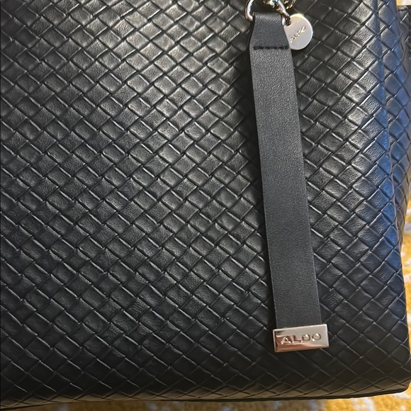ALDO Black Woven Handbag - Picture 3 of 8